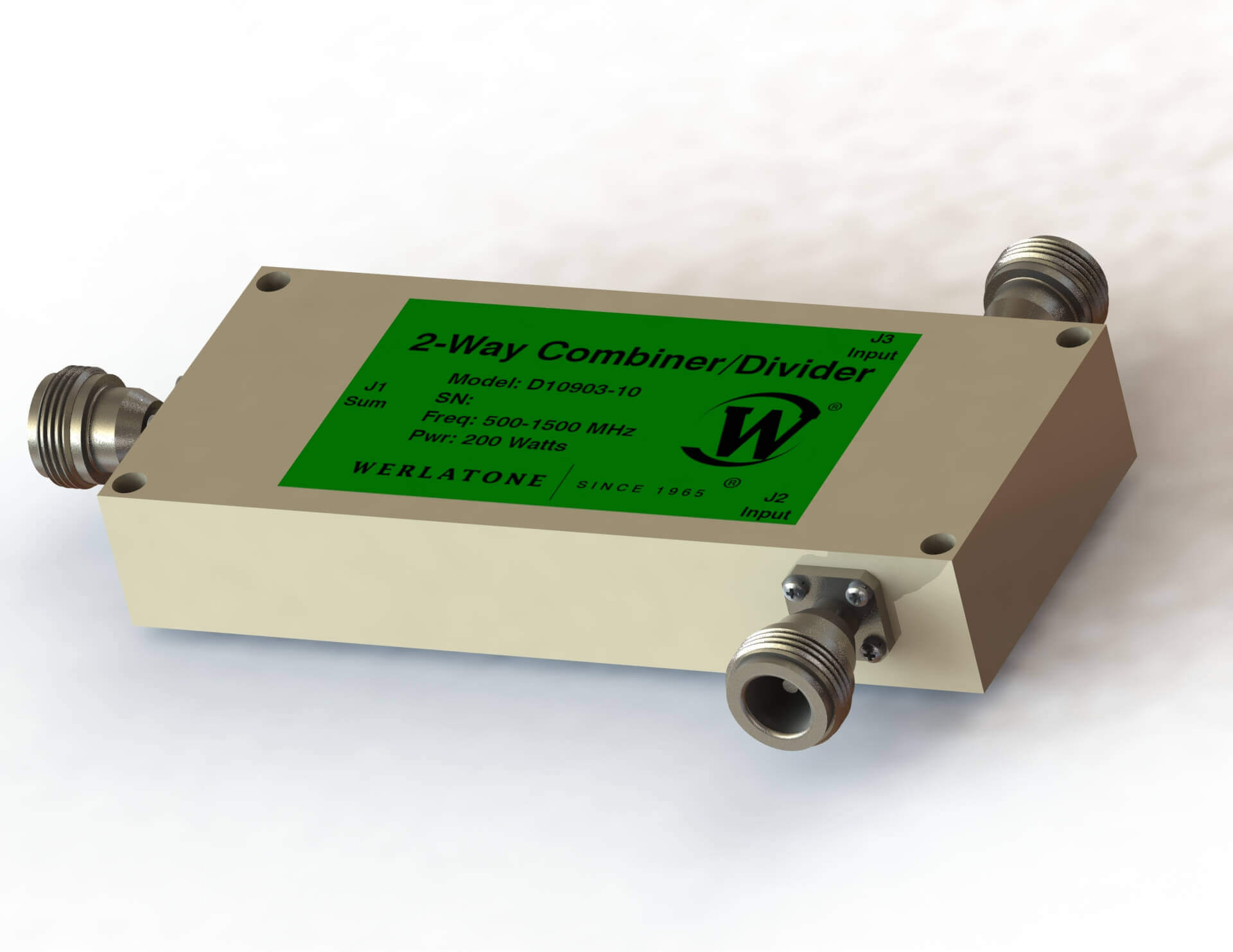 RF Combiner - Model D10903 - 2-Way Combiner/Divider