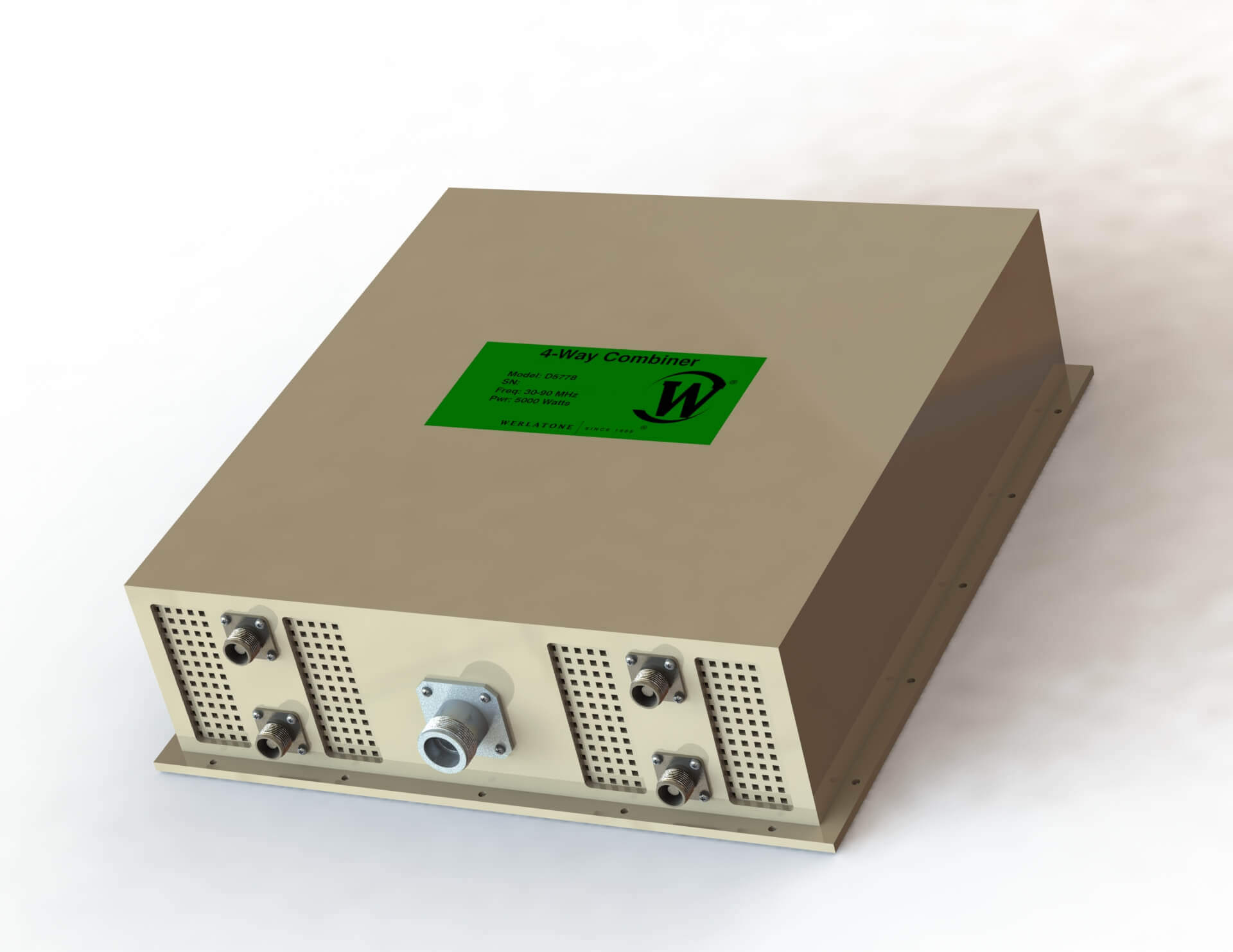 RF Combiner - Model D5778 - 4-Way Combiner/Divider