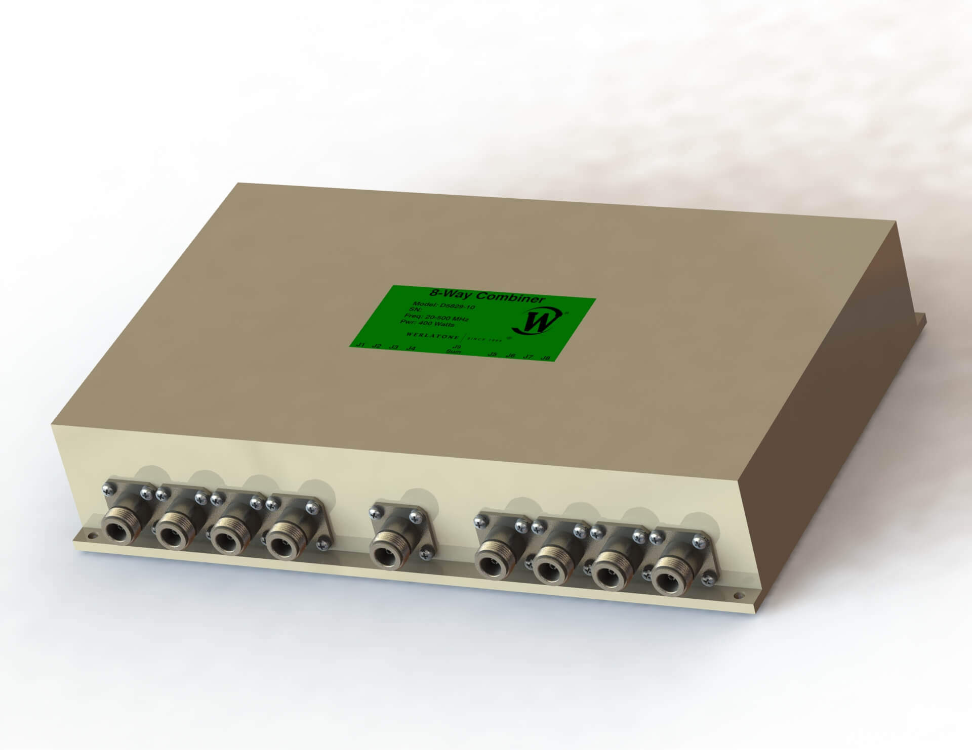 RF Combiner - Model D5829 - 8-Way Combiner/Divider