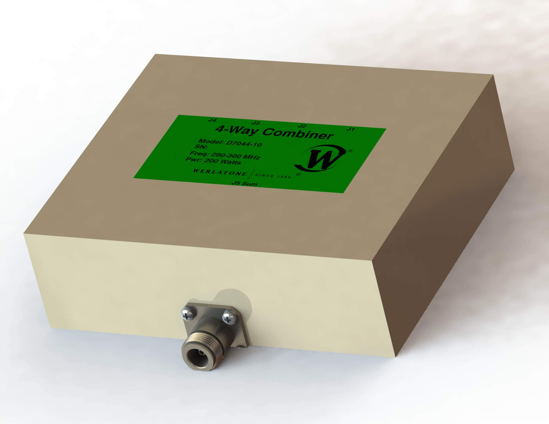 RF Combiner - Model D7044 - 4-Way Combiner/Divider