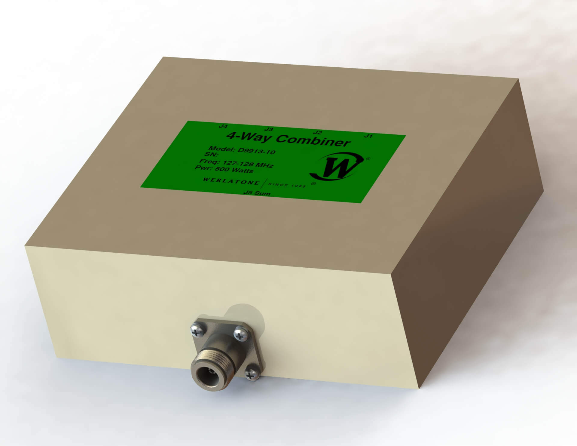 RF Combiner - Model D9913 - 4-Way Combiner/Divider