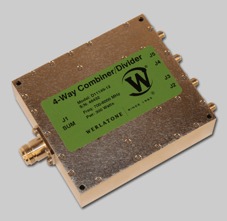 4-Way RF Combiner/Divider